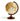 Earth globe with detailed world map for educational use