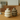 round hollow ceramic vase with matte finish