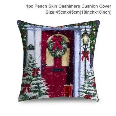 Holly Jolly Pillow Cover