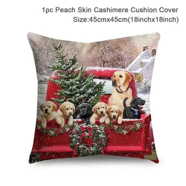 Holly Jolly Pillow Cover
