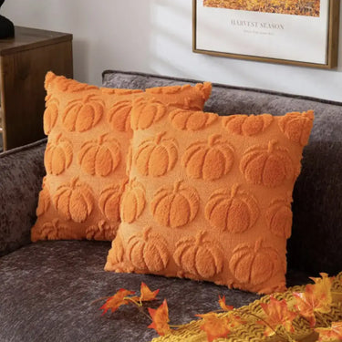 Pumpkin Printed Polyester Pillowcase