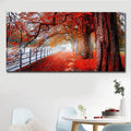 Red Forest Canvas