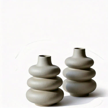 Donut Shape Ceramic Vase