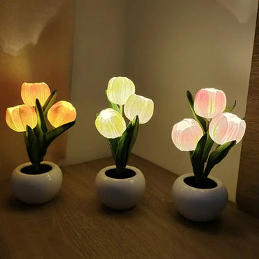 Tulip Flower Pot Lamp