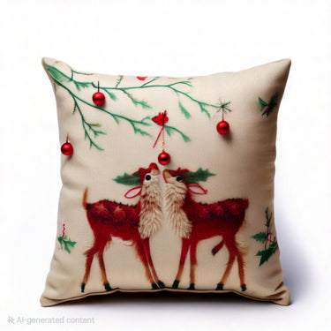 Holly Jolly Pillow Cover