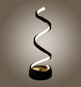 LED Spiral Curved Desk Lamp