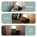 LED Light Bedside Lamp with Wireless Charger Dock