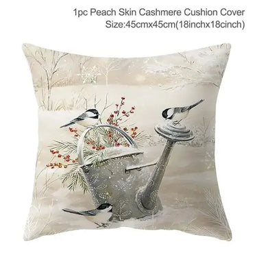 Holly Jolly Pillow Cover