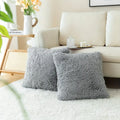 Faux Fur Throw Pillow Covers