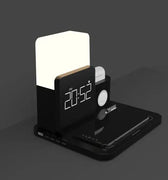 LED Light Bedside Lamp with Wireless Charger Dock