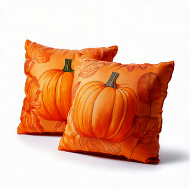 Pumpkin Printed Polyester Pillowcase