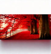 Red Forest Canvas