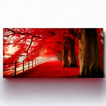Red Forest Canvas