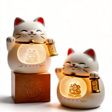 Zen Kitty Lamp