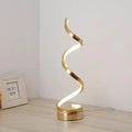 LED Spiral Curved Desk Lamp