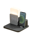 LED Light Bedside Lamp with Wireless Charger Dock