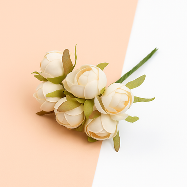 Handcrafted silk rose bouquet for gifting and decoration
