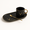 dreamy home European style coffee cup with elegant handle