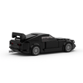 detailed LEGO model of Supra MK4 in orange finish