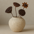 white ceramic vase with simple elegant design