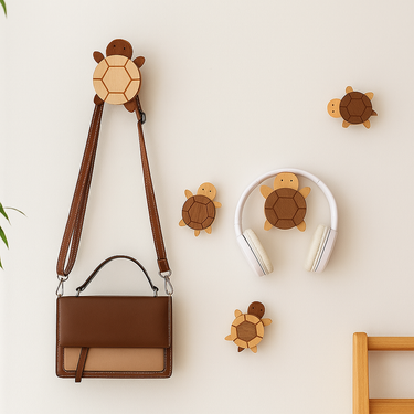 modern wooden wall hook for entryway or bedroom