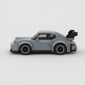detailed LEGO model of Porsche 930 RWB sports car