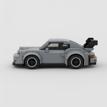 detailed LEGO model of Porsche 930 RWB sports car