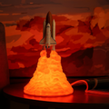 modern LED space shuttle lamp for home decor