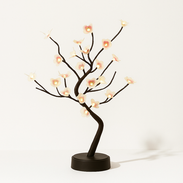Cherry Tree Bonsai Lamp