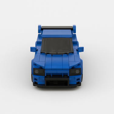 LEGO model of Nissan Skyline GTR R-34 sports car