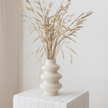 sleek white ceramic vase for contemporary interiors