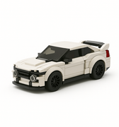 detailed LEGO model car with realistic design
