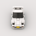 custom-built LEGO RX-7 racing car for display or play