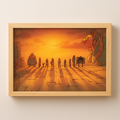 Elegant canvas wall art decor for bedroom interiors