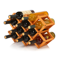 handcrafted wooden wine rack for modern kitchens