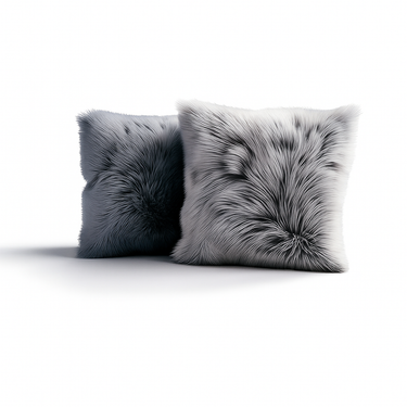 soft faux fur throw pillow cover for cozy home decor