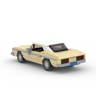 retro style Oldsmobile Delta 88 LEGO build for collectors