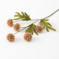 Minimalist table vase with single stem flower for home decor