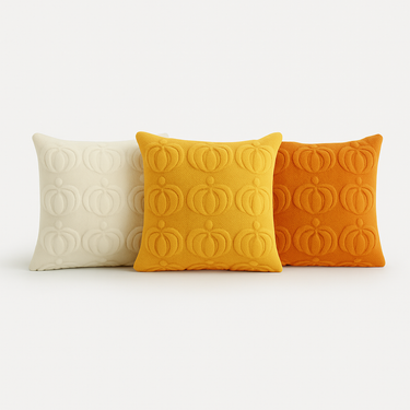 Pumpkin Printed Polyester Pillowcase