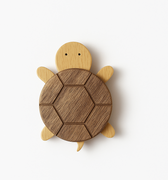 natural wooden wall hook for coats and accessories