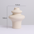 neutral tone modern ceramic vase for elegant styling