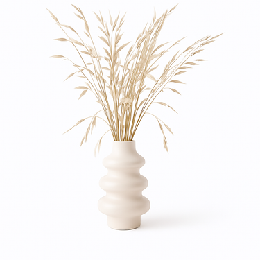modern ceramic vase with minimalist design for home decor
