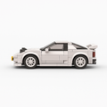 custom LEGO model of Mazda RX-7 race car