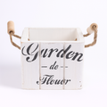dreamy home handmade wooden flower pot with smooth texture
