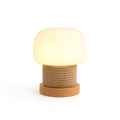 Japanese Nordic style desk lamp with minimalist wooden base