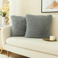 stylish faux fur cushion cover for modern interiors