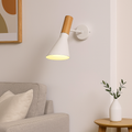 decorative slantnose wall sconce for bedroom or hallway