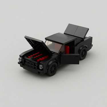 LEGO Ford Mustang muscle car with realistic details