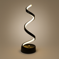 energy-efficient curved LED desk lamp with artistic style