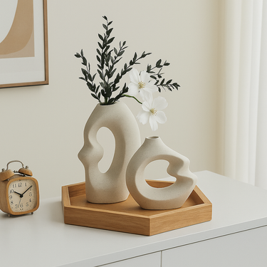 Dreamy Home Nordic ceramic vase for table or shelf display